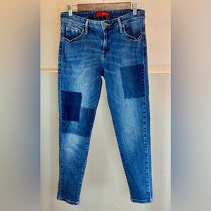 Guess Women's Denim Patch Skinny Jeans